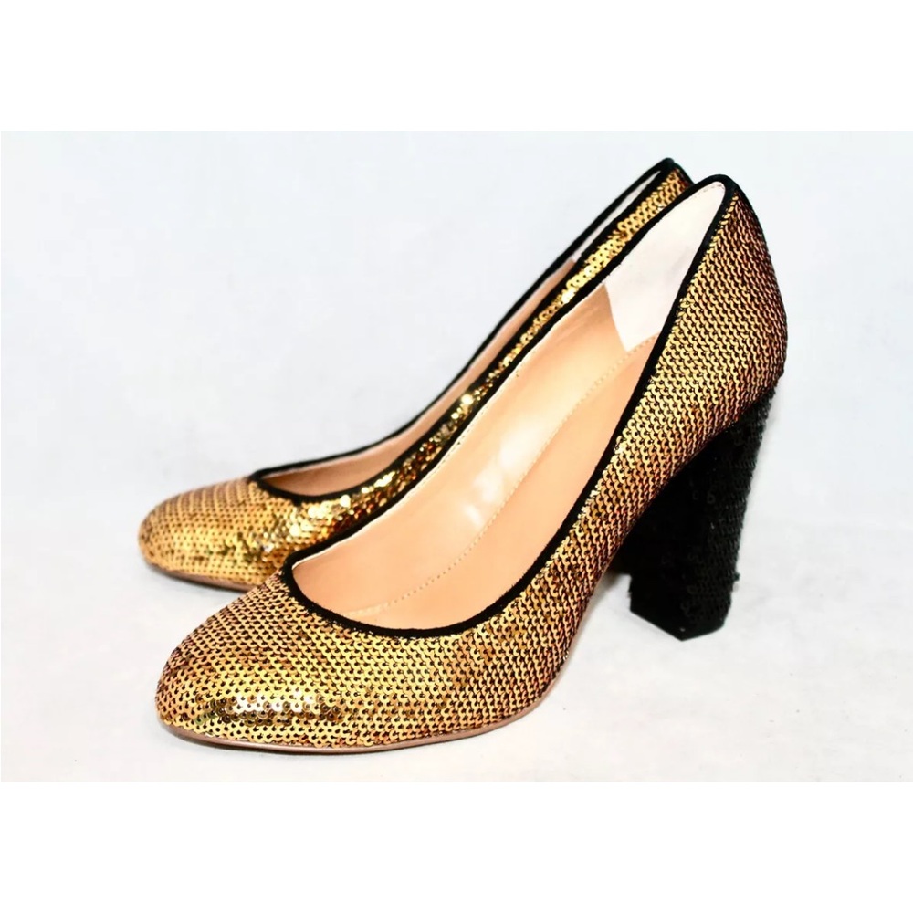 J.Crew Etta Sequin high heel pumps